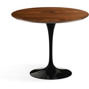 KNOLL table ronde TULIP Ø 91 cm collection Eero Saarinen (Base noire / plateau Santos Palissandro - Bois et aluminium)