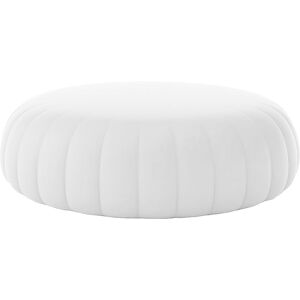 SLIDE pouf tabouret GELÉE GRAND (Soft white - polyurethane souple)