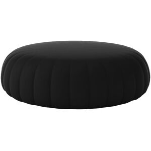 SLIDE pouf tabouret GELÉE GRAND (Soft black - polyurethane souple)