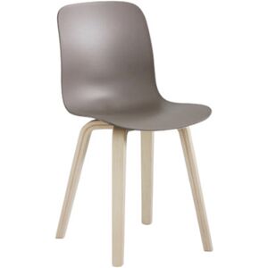 MAGIS set de 2 chaises SUBSTANCE PLYWOOD (Gris beige - Frene naturel et polypropylene)