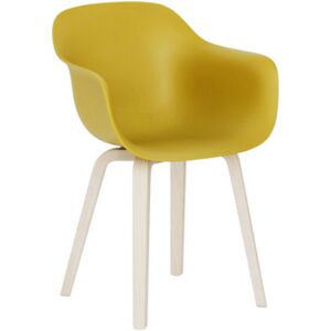 MAGIS fauteuil SUBSTANCE PLYWOOD (Moutarde - Frene naturel et polypropylene)