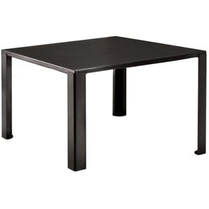 ZEUS table carre BIG IRONY TABLE (L 135 cm - metal traite par phosphatation noir)