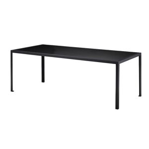 ZEUS table rectangulaire TAVOLO (L 160 cm - metal et linoleum noir)