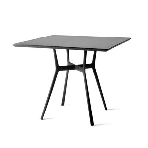 TRIBÙ table bistrot 90x90 cm d'exterieur BRANCH (Wenge - Aluminium)