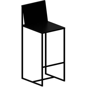 ZEUS set de 2 tabourets SLIM SISSI BARSTOOL (H 91 cm - Metal noir cuivre sable )