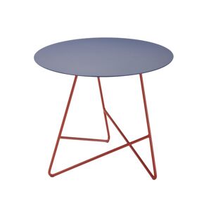 MEME DESIGN table basse ERMIONE BI-COLOR Ø 50 cm (Choix de la couleur RAL - Metal)
