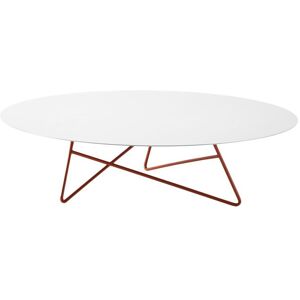 MEME DESIGN table basse ERMIONE BI-COLOR Ø 90 cm (Choix de la couleur RAL - Metal)