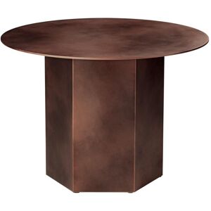 GUBI table basse EPIC COFFEE TABLE Ø 60 cm (Earthy Red Steel - Acier)