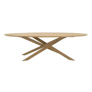 ETHNICRAFT table ovale MIKADO (267 cm - chene)