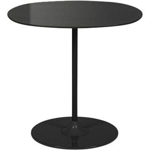 KARTELL table basse THIERRY 45 x 45 cm (Noir - Verre trempe peint au dos et acier peint)