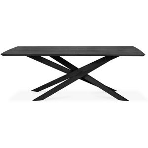 ETHNICRAFT table rectangulaire MIKADO (240 cm - Rovere nero)