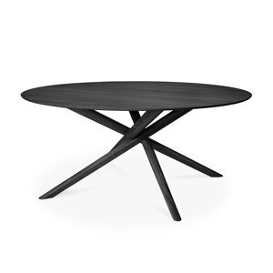 ETHNICRAFT table ronde MIKADO (Ø 150 cm - Rovere nero)