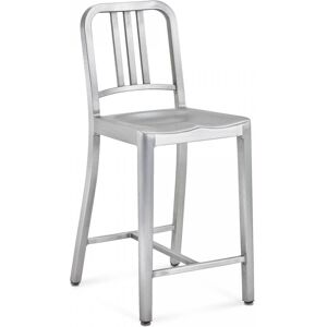 EMECO NAVY COUNTER STOOL tabouret (brossé - Aluminium recyclé)