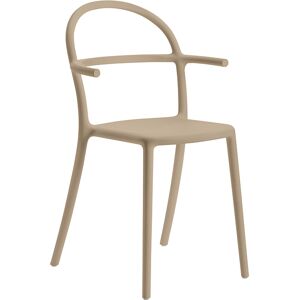 KARTELL set de 2 chaises GENERIC C (Gris tourterelle - Polypropylène)