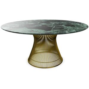 KNOLL table ronde PLATNER Ø 152 cm (Or 18k / Vert Alpi - Métal / marbre)