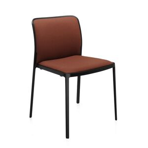 KARTELL set de 2 chaises AUDREY SOFT tissé TREVIRA (Structure peinte en noir/ Revêtement marron - aluminium / tissu Trevira) - Publicité