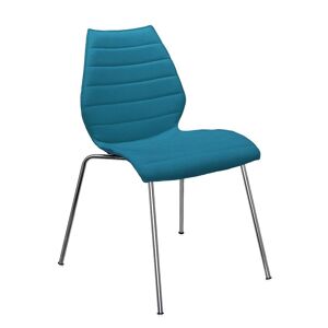 KARTELL set de 2 chaises MAUI SOFT TREVIRA (Ottanio - Tissu Trevira / Structure en acier chromé) - Publicité