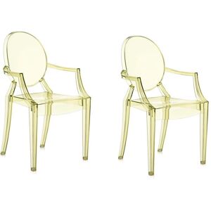 KARTELL set de 2 chaises LOUIS GHOST (Jaune - Polycarbonate 2.0 à partir de matière première renouvelable) - Publicité