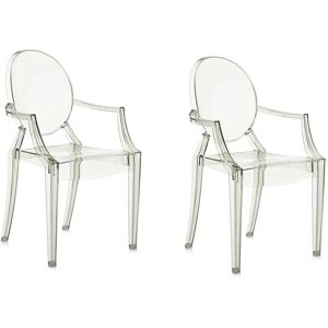 KARTELL set de 2 chaises LOUIS GHOST (Vert - Polycarbonate 2.0 à partir de matière première renouvelable) - Publicité