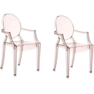 KARTELL set de 2 chaises LOUIS GHOST (Orange - Polycarbonate 2.0 à partir de matière première renouvelable) - Publicité