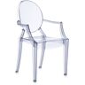 KARTELL chaise LOUIS GHOST (Bleu - Polycarbonate 2.0 à partir de matière première renouvelable)