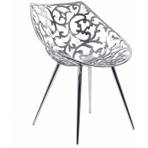 DRIADE fauteuil MISS LACY (Brillant - Acier Inox)