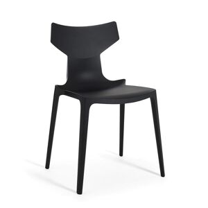 KARTELL set de 2 chaises RE-CHAIR (Noir - Technopolymère thermoplastique