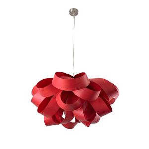 LZF LUZIFER lampe a suspension AGATHA SMALL (Rouge - Vernis a bois)