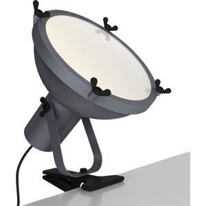 NEMO lampe avec une pince PROJECTEUR 165 (Anthracite / Bleu fonce - aluminium et verre)