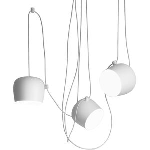 FLOS set de 3 lampe a suspension AIM BLANCHES