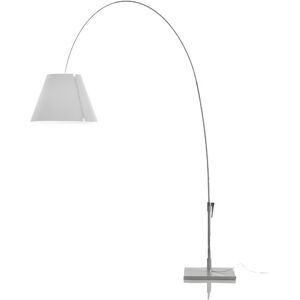 LUCEPLAN lampadaire LADY COSTANZA D13E d. (Tige aluminium / Abat-jour Blanc - aluminium et polycarbonate)