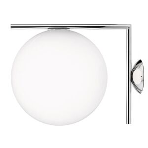 FLOS lampe murale ou au plafond IC C/W2 (Acier chrome - Verre souffle et metal)