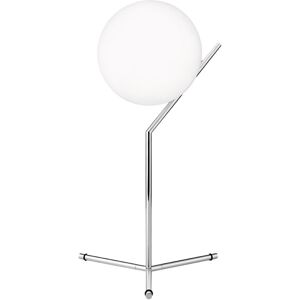 FLOS lampe de table IC T1 HIGH (Acier chrome - Verre souffle et metal)