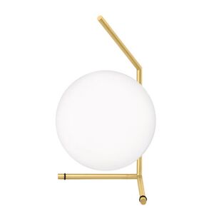 FLOS lampe de table IC T1 LOW (Laiton brosse - Verre souffle et metal)