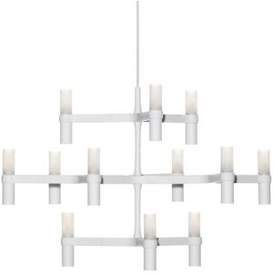 NEMO lampe a suspension CROWN MINOR (Blanc Opaque - Aluminium)