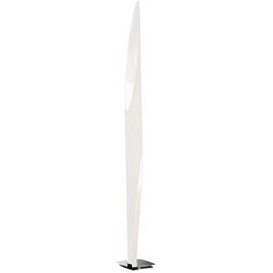 KDLN KUNDALINI lampadaire SHAKTI 200 (Blanc - Socle acier brillant / Plexiglass)