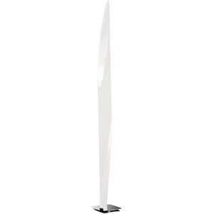 KDLN KUNDALINI lampadaire SHAKTI 250 (Blanc - Socle acier satine / Plexiglass)