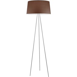 KDLN KUNDALINI lampadaire TRIPOD (Moka, structure grey - Tissu / Metal)