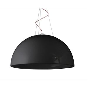 SLIDE lampe a suspension CUPOLE version laquee (Noir Ø 200 cm - Polyethylene)