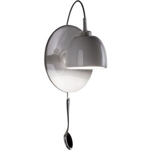 INGO MAURER lampe murale applique LIGHT AU LAIT (Blanc - Porcelaine / acier inox)