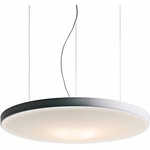 LUCEPLAN lampe a suspension PÉTALE petale circulaire D71CV (Variateur DALI + LED - Panneau insonorise / tissu elastique blanc)