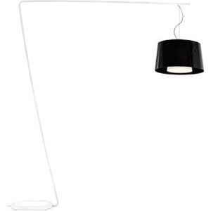 PEDRALI lampadaire L001T/BA (Noir / Blanc - acier blanc/Methacrylate)