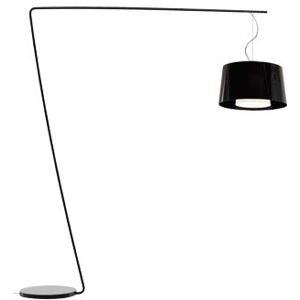 PEDRALI lampadaire L001T/BA (Noir / Blanc - acier noir/Methacrylate)