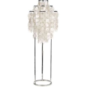 VERPAN lampadaire FUN 1STM (Structure chromee - Metal et perle mere)