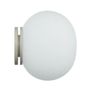 FLOS lampe murale applique ou lampe au plafond plafonnier MINI GLO-BALL (MINI C/W - Verre blanc opale)