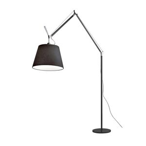 ARTEMIDE lampadaire TOLOMEO MEGA LED Ø 42 cm (Diffuseur en tissu et structure noire - Aluminium, acier avec variateur sur la tete)