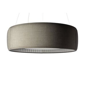 LUCEPLAN lampe a suspension SILENZIO (Ø120 cm Sable - Tissu Kvadrait Remix 2)