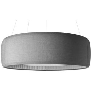 LUCEPLAN lampe a suspension SILENZIO (Ø120 cm Gris pale - Tissu Kvadrait Remix 2)