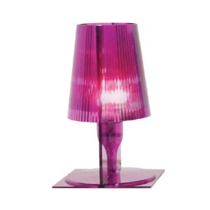 KARTELL lampe de table TAKE (Rose - Polycarbonate 2.0 a partir de matiere premiere renouvelable)