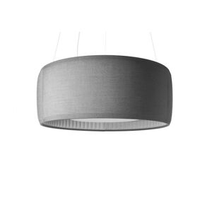 LUCEPLAN lampe a suspension SILENZIO (Ø90 cm Gris Pale - Tissu Kvadrait Remix 2)